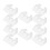 Cabinet Drawer Track Guide Plastic White 10pcs 9