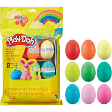 PLAY-DOH EASTER EGG BAG 9 FILLED EGGS WITH 56G ASSTD COLOURED DOUGH