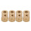 4pcs Brass Extended Shaft Hex Coupling Coupler 6