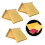50pcs Bubble Bag Yellow Paper Waterproof For School Use 7
