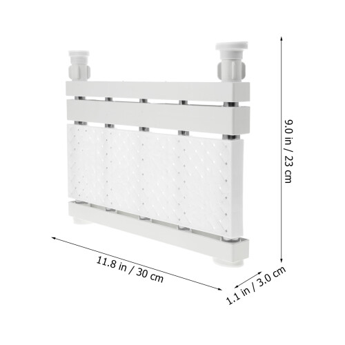 Adjustable Rectangular Closet Shelf Organizers Space Set 1