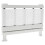 Adjustable Rectangular Closet Shelf Organizers Space Set 8