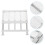 Adjustable Rectangular Closet Shelf Organizers Space Set 4