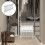 Adjustable Rectangular Closet Shelf Organizers Space Set 5