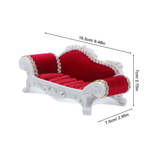1Stroter Schmuckständer Sofa-Förmig Resin Ring Und Ohr Organizer 2