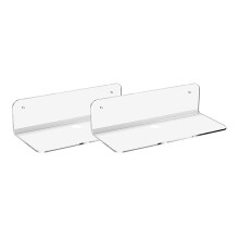 1 Set Of Wall Audio Storage Audio Stand Acrylic Support Racks