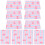 10pcs Shockproof Bow Pattern Shipping Bags Self-Adhesive Mailing Bags 8