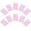10pcs Shockproof Bow Pattern Shipping Bags Self-Adhesive Mailing Bags 7