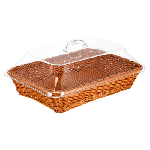Storage Picnic Basket Natural Woven Design Multi 1set
