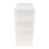 4Pcs White Waterproof Plastic Shoe Storage Boxes with Transparent Lid 1