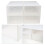 4Pcs White Waterproof Plastic Shoe Storage Boxes with Transparent Lid 4