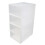 4Pcs White Waterproof Plastic Shoe Storage Boxes with Transparent Lid 6