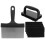 Practical Sponge Brush Set Black 1 Set 5.89x3.54x3.54in 1