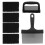 Practical Sponge Brush Set Black 1 Set 5.89x3.54x3.54in 8
