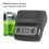 80mm Wireless Thermal Barcode Printer PT-380 USB Bluetooth 203dpi 7