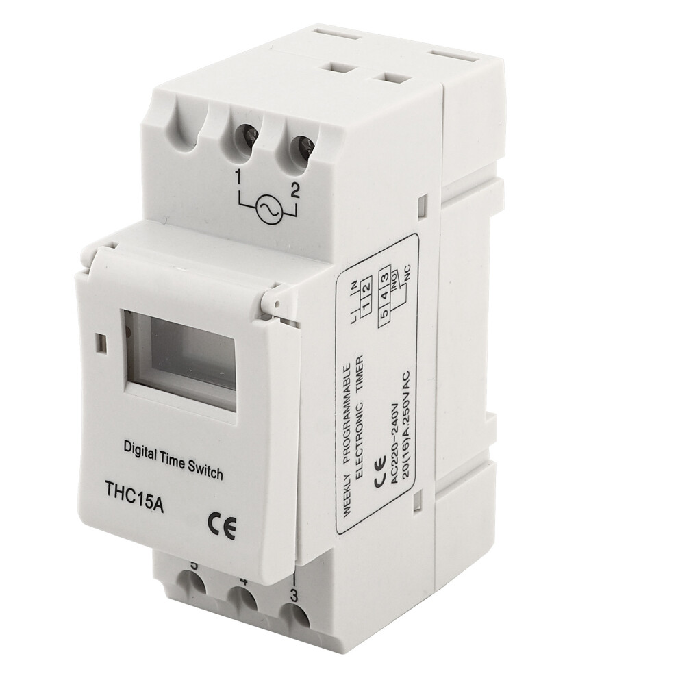Thc15a 220Â240Vac 20A Din Rail Digital 8320539249926