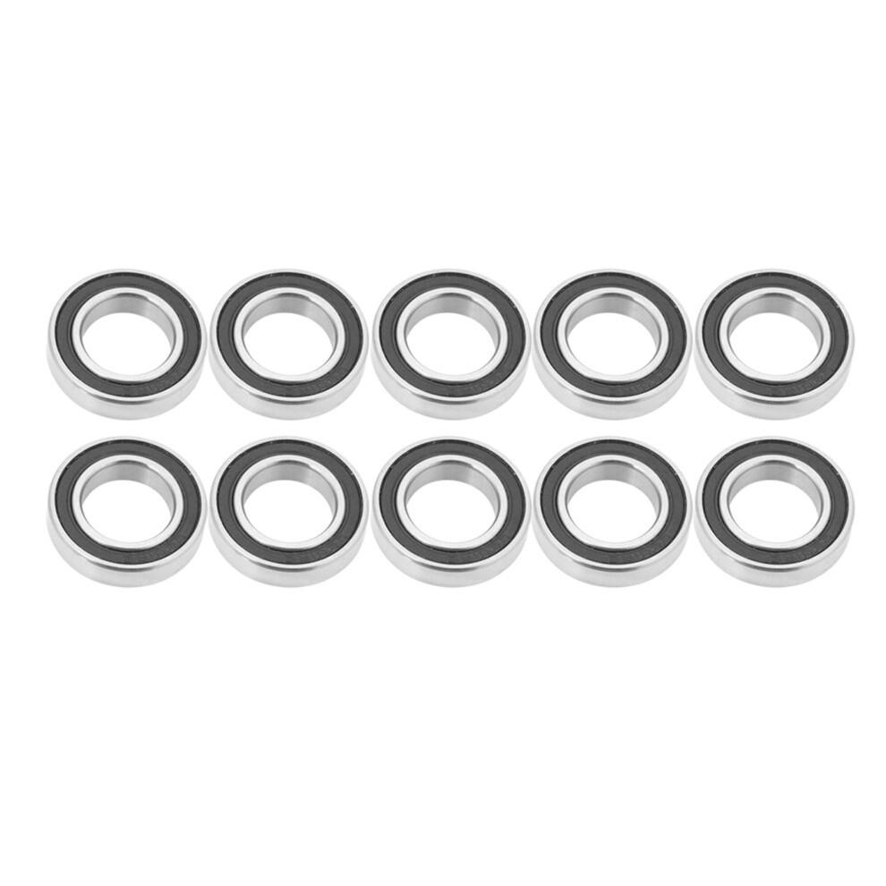 10pcs 6801‑2RS Rubber Sealed Deep Groove Ball