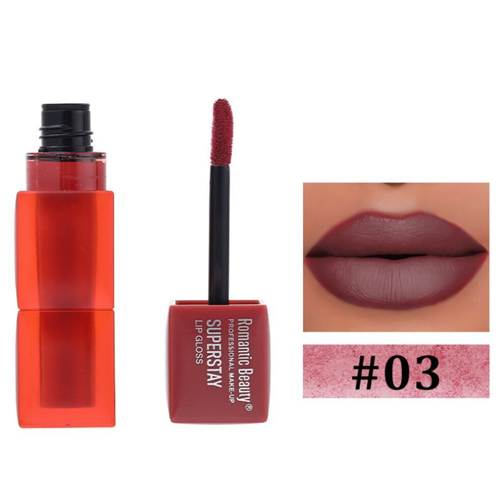(Type#3) Romanticbeauty Lipstick Matte Easy To Color Lip Glaze Long-lasting Colored Lip-image-OPC-PKG6HVV-NEW