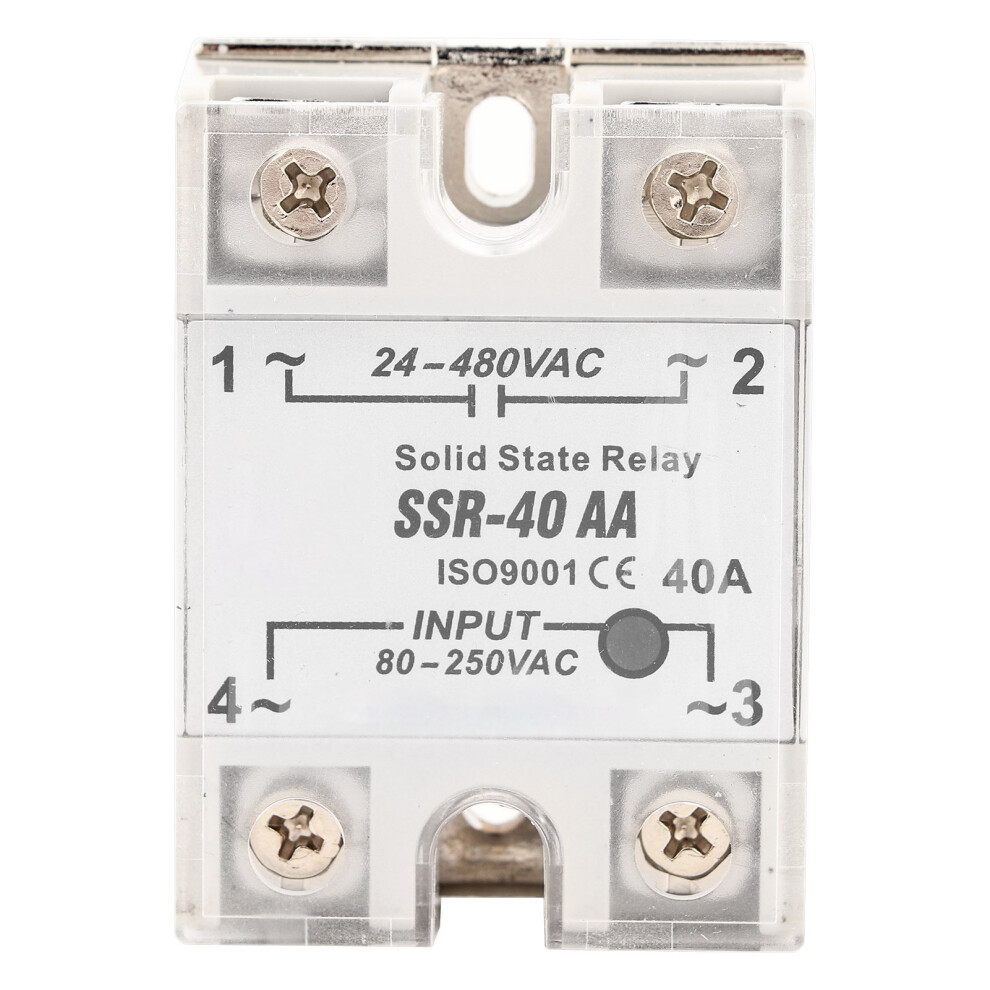 SSr 40AA 40A Solid State Relay Module AC-AC Input