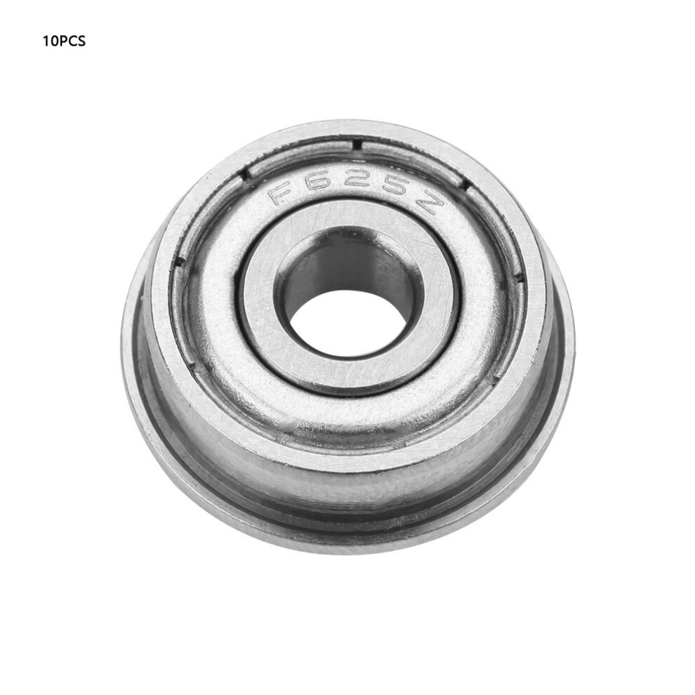 10pcs F625ZZ Double shielded Miniature Flanged