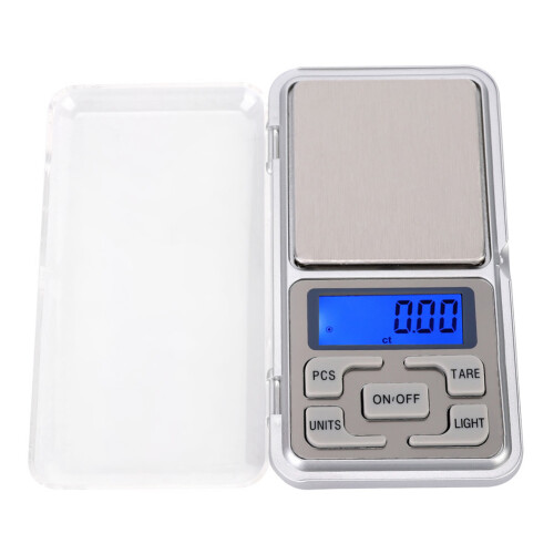 High Accuracy Digital Pocket Scale 0.01g 100g Blue Backlight 1