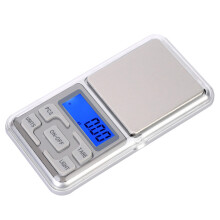 High Accuracy Digital Pocket Scale 0.01g 100g Blue Backlight
