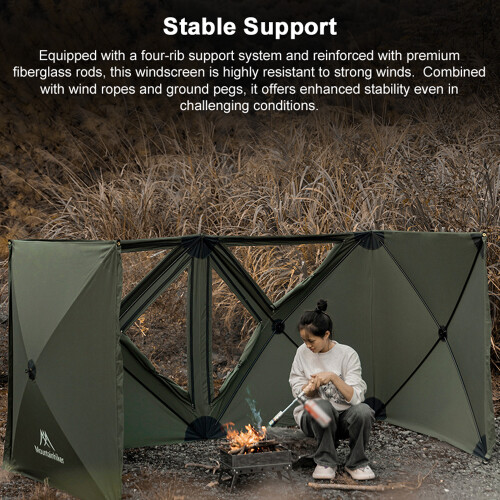 Camping Windbreak Stove Windscreen Beach Picnic