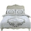 (Script Silver, King) Printed Duvet Cover Set Material Polycotton Single Double King Size 2
