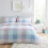 (Script Silver, Double) Printed Duvet Cover Set Material Polycotton Single Double King Size 5