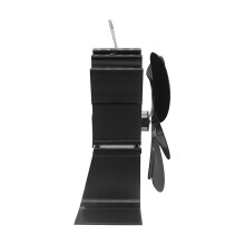 Mini Fireplace Fan 6Blades Heat Powered Stove Fan Wood Log