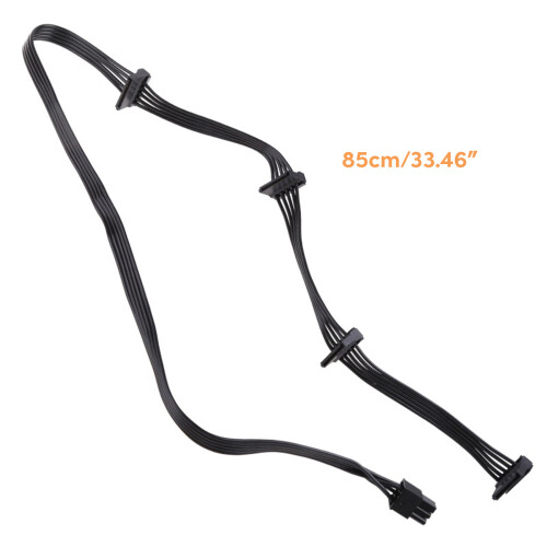 6pin To Satax4 Elbow Black Flat Wire Module Cable For G1G2G3 2