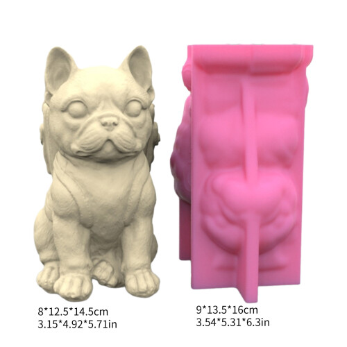 Versatile Silicone Mold Concrete Molds Silicone Casting Mold Dog 2