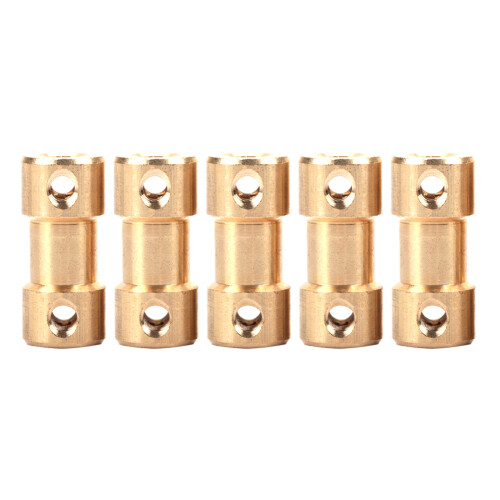 5pcs Motor Copper Shaft Coupling Coupler Connector 1