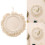 Round Wall Mirror Set with Weave Pattern for Living Room Bedroom 2
