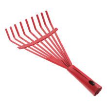 Carbon Steel Grass Rake Hand Rake Wire Broom for Leaf Cleaning