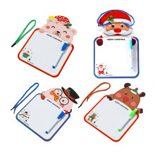 4PCS Christmas Whiteboard Drawing Board Hanging Memo Board