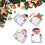 4PCS Christmas Whiteboard Drawing Board Hanging Memo Board 2