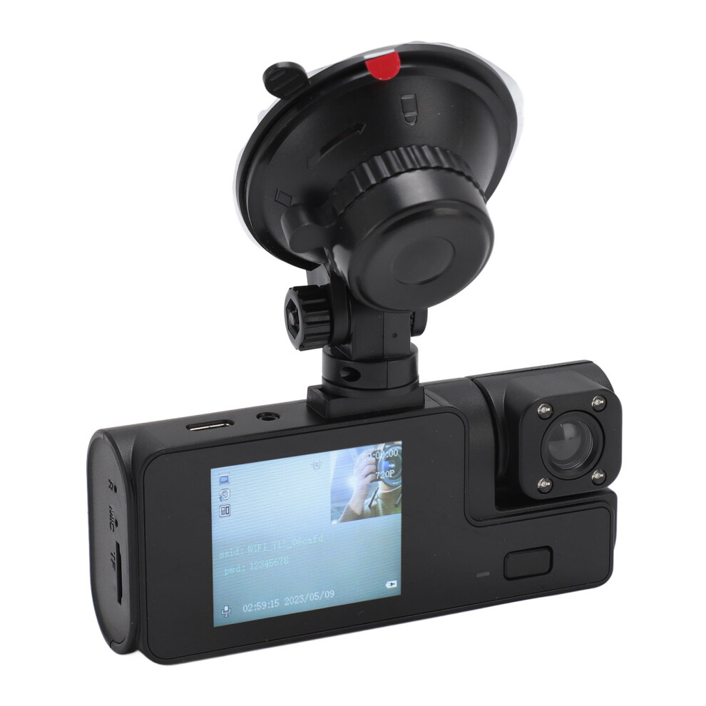 3 Channel Wireless Wifi Night Vision Car Dash Cam 2" Lcd 5Mp 9351349373920