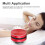Portable Red Wireless Bone Conduction Speaker Stereo Bass Bluetooth Shower 4
