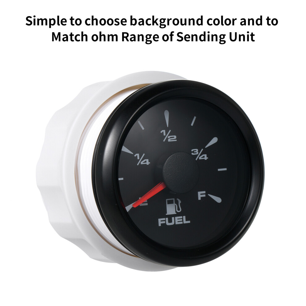 Marine Fuel Level Gauge Waterproof Boat Fuel Gauge 8320539251844