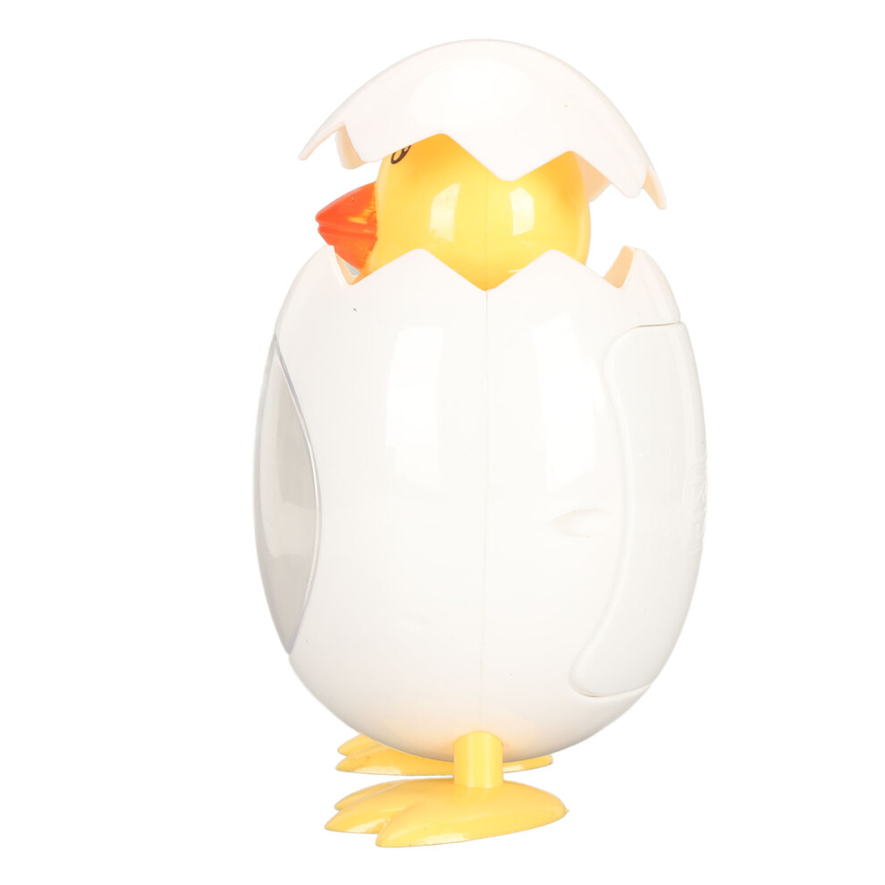 Multifunctional Cartoon Egg Shell Chicken Bedside Alarm Clock, White