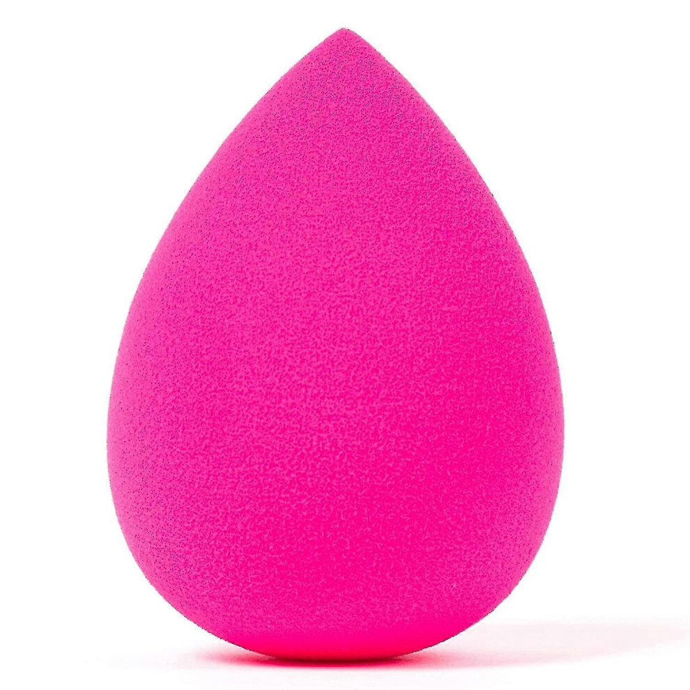 Pink (1Pc) Beauty Makeup Sponge - Egg Foundation Blending Sponge, Makeup Applicator, Cosmetic Blenders, Wet And Dry Beauty Sponge