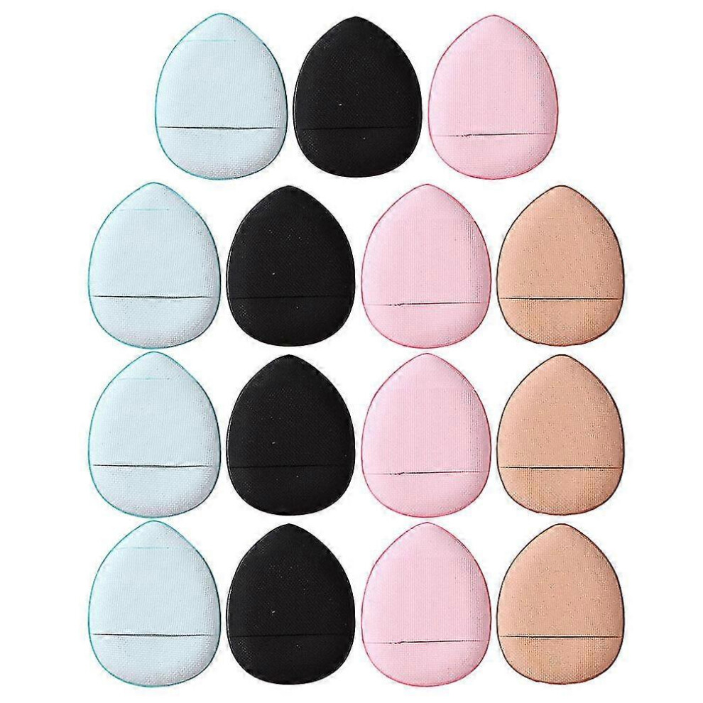 15 Pcs Mini Breathable Makeup Puffs Finger Puffs Makeup Tools