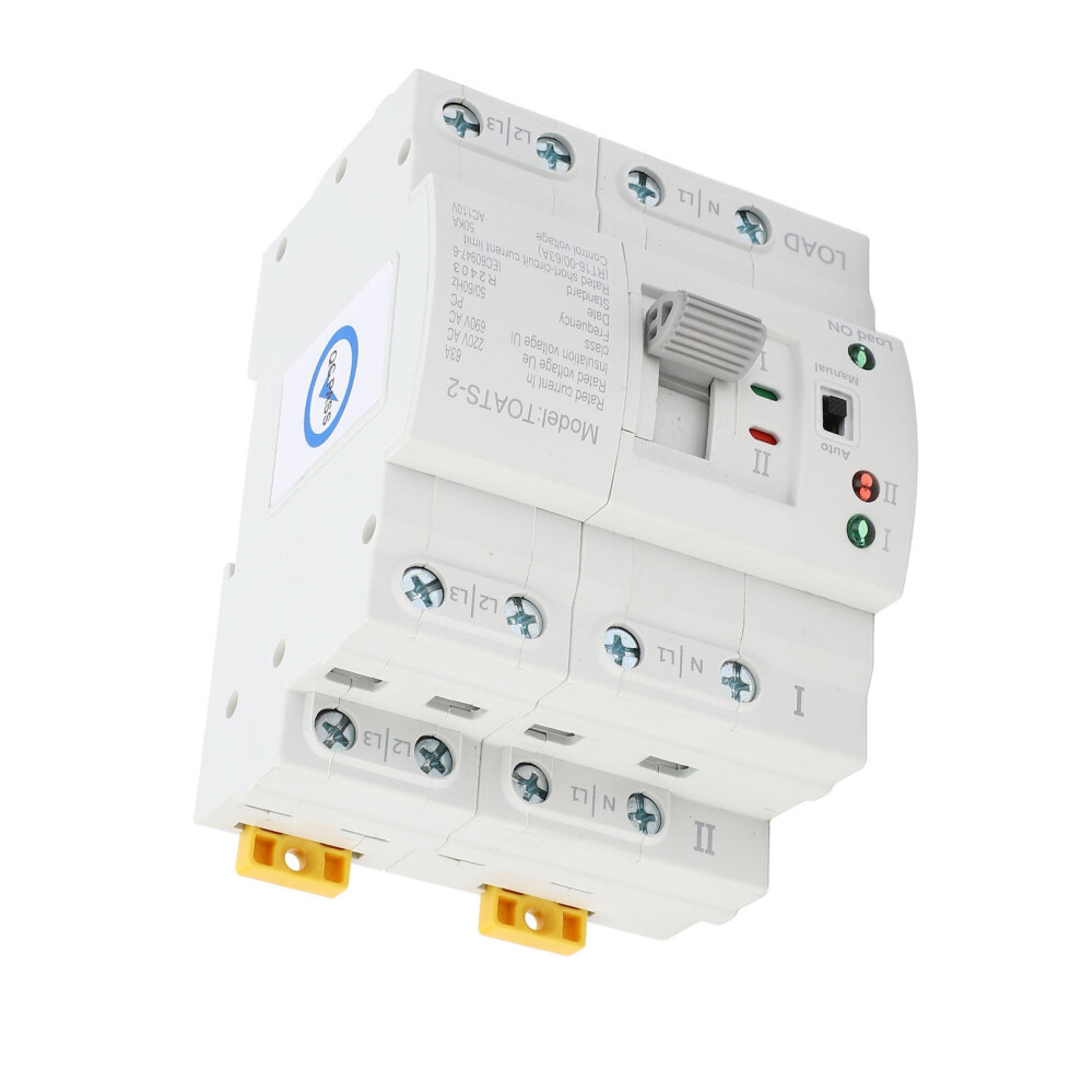 Dual Power 32A Automatic Transfer Switch 110V Ac Control, 50Ka 5041349375799