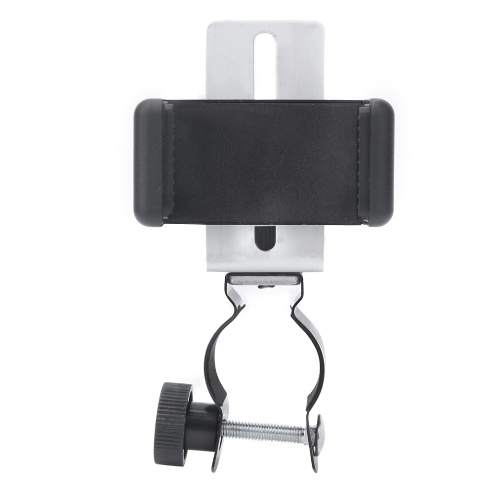 Aluminium Phone Support Bracket For Telescope/Microscope Â Adjustable Clamp 26-55Mm 8081349376157