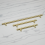 (128mm Handle) Brushed Brass Kitchen Cabinet T-Bar Handles 4