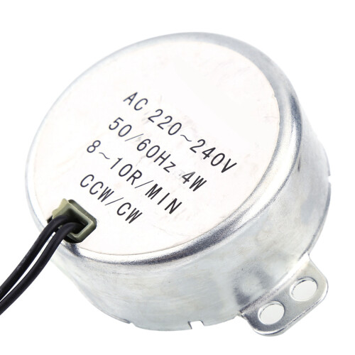 1pc 220-240V AC Synchronous Motor Geared Motor 4W 1