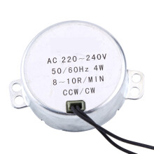 1pc 220-240V AC Synchronous Motor Geared Motor 4W