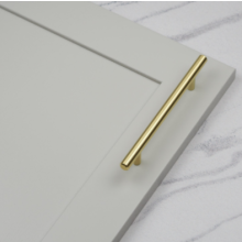 (128mm Handle) Brushed Brass Kitchen Cabinet T-Bar Handles
