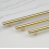(160mm Handle) Brushed Brass Kitchen Cabinet T-Bar Handles 7
